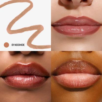 LIP LINER STAY-N - Peel-Off Lip Liner Stain - All Day & Night Lipliner with Hyaluronic Acid & Vitamin E - Long Lasting Formula - 0.12 Fl Oz / 3.5 Ml