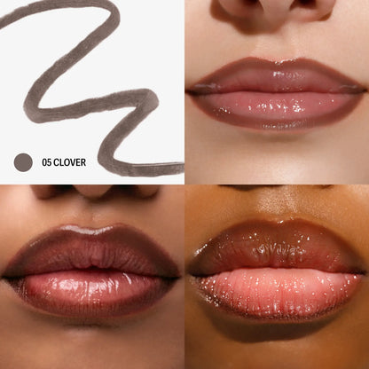 LIP LINER STAY-N - Peel-Off Lip Liner Stain - All Day & Night Lipliner with Hyaluronic Acid & Vitamin E - Long Lasting Formula - 0.12 Fl Oz / 3.5 Ml