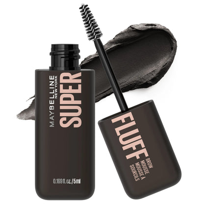 Superfluff Eyebrow Volumizing Mousse, Buildable Soft & Full Brows, All-Day Wear, Flake Resistant, Maybelline New York