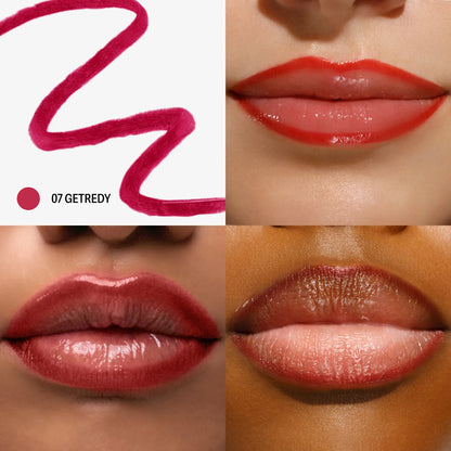 LIP LINER STAY-N - Peel-Off Lip Liner Stain - All Day & Night Lipliner with Hyaluronic Acid & Vitamin E - Long Lasting Formula - 0.12 Fl Oz / 3.5 Ml
